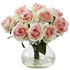NEARLY NATURAL INC. 1367-LP Nearly Natural Rose 11inH Plastic Floral Arrangement With Vase, 11inH x 11inW x 11inD, Light Pink NEARLY NATURAL INC. 1367-LP Nearly Natural Rose 11inH Plastic Floral Arrangement With Vase, 11inH x 11inW x 11inD, Light Pink