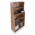 UNION & SCALE 24398972 Essentials Laminate Bookcase, Five-Shelf, 35.8w x 14.9d x 72h, Espresso