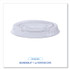 BOARDWALK PRTLID1 Souffle/Portion Cup Lids, Fits 1 oz Portion Cups, Plastic, Clear, 2,500/Carton