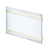 AZAR DISPLAYS 199622  Adhesive-Back Acrylic Nameplate Holders, 6inH x 11inW x 1/4inD, Clear, Pack Of 10 Holders