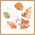 UNIEK INC. Amanti Art A42705456389  Falling Leaves I by Katrina Pete Framed Canvas Wall Art Print, 22inH x 22inW, Maple