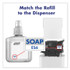 GO-JO INDUSTRIES PURELL® 643001 ES6 Soap Touch-Free Dispenser, 1,200 mL, 5.25 x 8.8 x 12.13, White