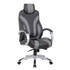 Round out your office space with the Boss Hinged Arm Ergonomic Faux Leather High-Back Executive Chair With Synchro-Tilt. The waterfall seat helps to reduce fatigue on your legs during long periods of sitting. Rolling casters allow you to move around your space with ease.  Ergonomic chair allows for comfort throughout the day.  Recommended for professional use 8-10 hours per day.  Weight capacity tested to support 275 lb.  Overall Dimensions: 48inH x 27inW x 28inD.  High back.  Faux leather upholstery.  Waterfall seat.  Adjustable office chair with seat height, tilt angle and tilt tension adjustments.  Swivel seat.  Padded, hinged armrests.  Dual wheel 2in nylon casters.  Assembly required.  Backed by the manufacturer's 1-year limited warranty.  Antimicrobial is an agent that kills microorganisms or stops their growth.  Faux Leather is a synthetic material. See specs for details.
