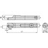 Widia 2822901 Indexable Boring Bars; Minimum Bore Diameter (Decimal Inch): 0.8500 ; Maximum Bore Depth (Decimal Inch): 2.2500 ; Toolholder Style: SSBI ; Tool Material: Steel ; Shank Diameter (Decimal Inch): 0.7500 ; Hand of Holder: Left Hand