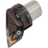 Tungaloy 6706225 Modular Turning & Profiling Head: Size C4, 50 mm Head Length, External, Right Hand