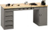 Tennsco EMB-2-3072C-MGY Stationary Workbench: Medium Gray