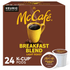 GREEN MOUNTAIN COFFEE ROASTERS, INC. McCafe 37468  Single-Serve Coffee K-Cup Pods, Breakfast Blend, Carton Of 24