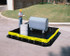 UltraTech. 8401 High Wall Collapsible Berm: 5,610 gal Capacity, 50' Long, 15' Wide, 1' High