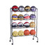 CHAMPION SPORTS CHSBRC4  16-Ball Basketball Rack, 53in x 17in x 41in, Steel