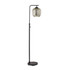 ADESSO INC Adesso 3577-26  Vivian Floor Lamp, 60-1/4inH, Cracked Mercury Shade/Bark Bronze Base