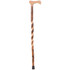 BRAZOS WALKING STICKS Brazos 502-3000-0226  Walking Sticks Twisted Hickory Handcrafted Cane, 37in, Natural