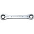 Stahlwille 41131719 Box Wrenches; Wrench Type: Flat Ring Box End Wrench ; Size (mm): 17 x 19 ; Double/Single End: Double ; Wrench Shape: Straight ; Material: Chrome Alloy Steel ; Finish: Chrome