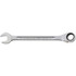 Stahlwille 41474242 Combination Wrenches; Finish: Chrome-Plated ; Head Type: Offset ; Box End Type: 12-Point ; Handle Type: I-Beam; Ergonomic ; Material: Chrome Alloy Steel ; Ratcheting: Yes