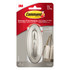 3M CO 17053BN Command Large Hook, 1 Hook, 2 White Adhesive Strips, Damage Free Hanging Picture Hangers, No Tools Wall Hanging Strips For Living Spaces