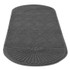 MILLENNIUM MAT COMPANY Guardian EGDDF030804 EcoGuard Diamond Floor Mat, Double Fan, 36 x 96, Charcoal