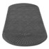 MILLENNIUM MAT COMPANY Guardian EGDDF030804 EcoGuard Diamond Floor Mat, Double Fan, 36 x 96, Charcoal