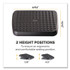 FELLOWES MFG. CO. 48121 Standard Footrest, Adjustable, 17.63w x 13.13d x 3.75h, Graphite