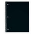 OFFICE DEPOT OD23298705 Just Basics Poly Spiral Notebook, 8in x 10-1/2in, 1 Subject, College Ruled, 70 Sheets, Black