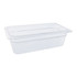 CAMBRO MFG. CO. 34CW135 Cambro 1/3 Size Camwear Food Pan, 4in x 7in x 13in, Clear