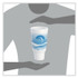 DART 44AJ32H Horizon Hot/Cold Foam Drinking Cups, 44 oz, White/Ocean Blue, 15/Bag, 20 Bags/Carton