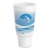 DART 44AJ32H Horizon Hot/Cold Foam Drinking Cups, 44 oz, White/Ocean Blue, 15/Bag, 20 Bags/Carton