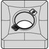 Widia 4171925 Turning Insert: SNMG643RH, Carbide