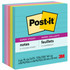 3M Post-it&reg; 6756SSMIA Post-it&reg; Super Sticky Lined Notes - Supernova Neons Color Collection