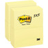 3M Post-it&reg; 655YWBD Post-it&reg; Notes Original Notepads