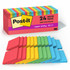 3M Post-it&reg; 65424SSANCP Post-it&reg; Super Sticky Notes Cabinet Pack - Playful Primaries Color Collection