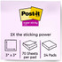 3M Post-it&reg; 65424SSANCP Post-it&reg; Super Sticky Notes Cabinet Pack - Playful Primaries Color Collection