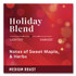 STARBUCKS COFFEE COMPANY 12412029 Holiday Blend K-Cup, 22/Box