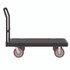 SUNCAST CORPORATION Commercial® PDPT2448 Resin Platform Truck, 1,600 lb Capacity, 24.25 x 52.25 x 41, Black