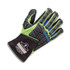 TENACIOUS HOLDINGS, INC. ergodyne® 18104 ProFlex 925WP Performance Dorsal Impact-Reducing Thermal Waterproof Gloves, EN388: 3323XP, Large, Black/Lime, Pair