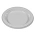 TABLEMATE PRODUCTS, CO. 6644WH Plastic Dinnerware, Plates, 6" dia, White, 125/Pack