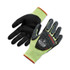 TENACIOUS HOLDINGS, INC. ergodyne® 17912 ProFlex 7141 ANSI A4 DIR Nitrile-Coated CR Gloves, Lime, Small, Pair