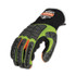 TENACIOUS HOLDINGS, INC. ergodyne® 17906 ProFlex 925F(x) Standard Dorsal Impact-Reducing Gloves, EN388: 4121XP, XX-Large, Black/Lime, Pair