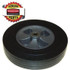 RUBBERMAID COMMERCIAL PROD. 1315L3 12-inch Wheel for 1 Cu Yd Standard Duty Tilt Truck, Black/Gray