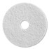 DIVERSEY DD5867463 Twister Floor Pad, 14" Diameter, White, 2/Carton