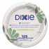 GEORGIA PACIFIC Dixie® UX9PATH Pathways Soak-Proof Shield Mediumweight Paper Plates, 8.5" dia, Green/Burgundy, 1,000/Carton