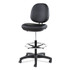 ALERA IN4616 Alera Interval Series Swivel Task Stool, Supports Up to 275 lb, 23.93" to 34.53" Seat Height, Black Faux Leather