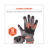 TENACIOUS HOLDINGS, INC. ergodyne® 17042 ProFlex 710 Heavy-Duty Mechanics Gloves, 9" Long, Small, Gray, Pair