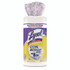 RECKITT BENCKISER LYSOL® Brand 81700CT Dual Action Disinfecting Wipes, 1-Ply, 7 x 7.25, Citrus, White/Purple, 75/Canister, 6 Canisters/Carton