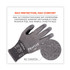 TENACIOUS HOLDINGS, INC. ergodyne® 18075 ProFlex 7071 ANSI A7 PU Coated CR Gloves, EN388: 4X42F, 9" Long, X-Large, Gray, Pair