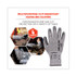 TENACIOUS HOLDINGS, INC. ergodyne® 10454 ProFlex 7030 ANSI A3 PU Coated CR Gloves, EN388: 4X42C, 9" Long, Large, Gray, 12 Pairs