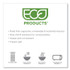 ECO-PRODUCTS,INC. EP-SPC2 Molded Fiber Portion Cups, 2 oz, Sugarcane, White, 2,500/Carton