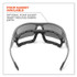 TENACIOUS HOLDINGS, INC. ergodyne® 50131 Skullerz Odin Safety Glasses, Matte Gray Nylon Impact Frame, Polarized Smoke Polycarbonate Lens