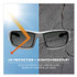 TENACIOUS HOLDINGS, INC. ergodyne® 50131 Skullerz Odin Safety Glasses, Matte Gray Nylon Impact Frame, Polarized Smoke Polycarbonate Lens