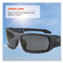 TENACIOUS HOLDINGS, INC. ergodyne® 50530 Skullerz Odin Safety Glasses, Kryptek Typhon Nylon Impact Frame, Smoke Polycarbonate Lens