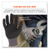 TENACIOUS HOLDINGS, INC. ergodyne® 10524 ProFlex 7043 ANSI A4 Nitrile Coated CR Gloves, EN388: 4X42D, 9" Long, Large, Gray, Pair