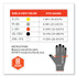 TENACIOUS HOLDINGS, INC. ergodyne® 10524 ProFlex 7043 ANSI A4 Nitrile Coated CR Gloves, EN388: 4X42D, 9" Long, Large, Gray, Pair